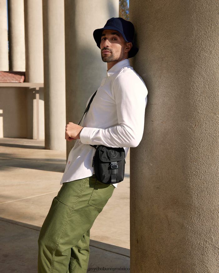 Camisa Oxford de piqué de algodón de manga larga Astor para hombre blancoR46422374 Psycho Bunny