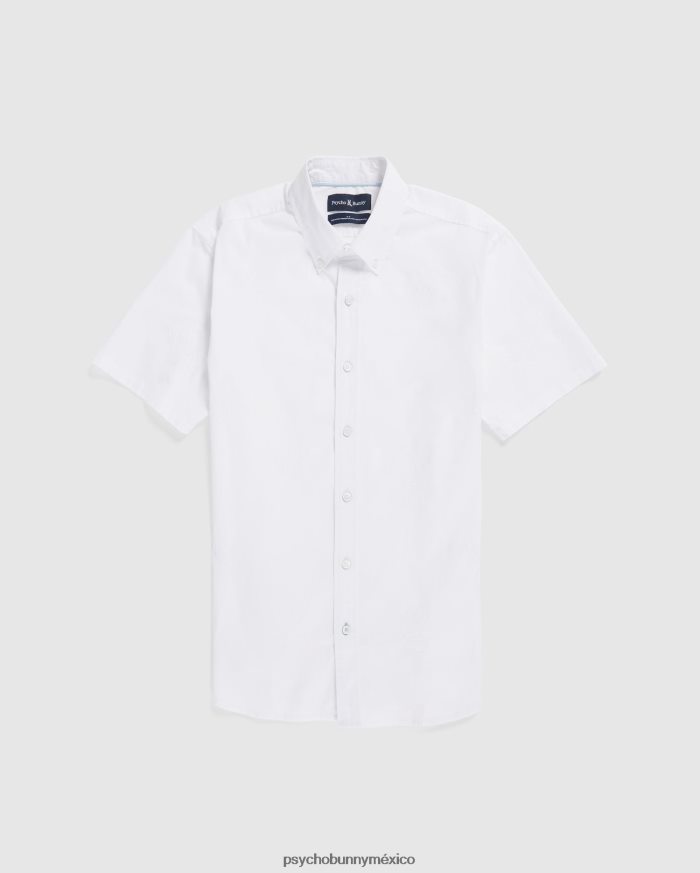 camisa de manga corta con conejito bordado en toda la prenda ligon para hombre blancoR46422377 Psycho Bunny