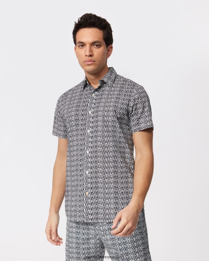 camisa de manga corta con estampado hamming para hombre ArmadaR46422291 Psycho Bunny