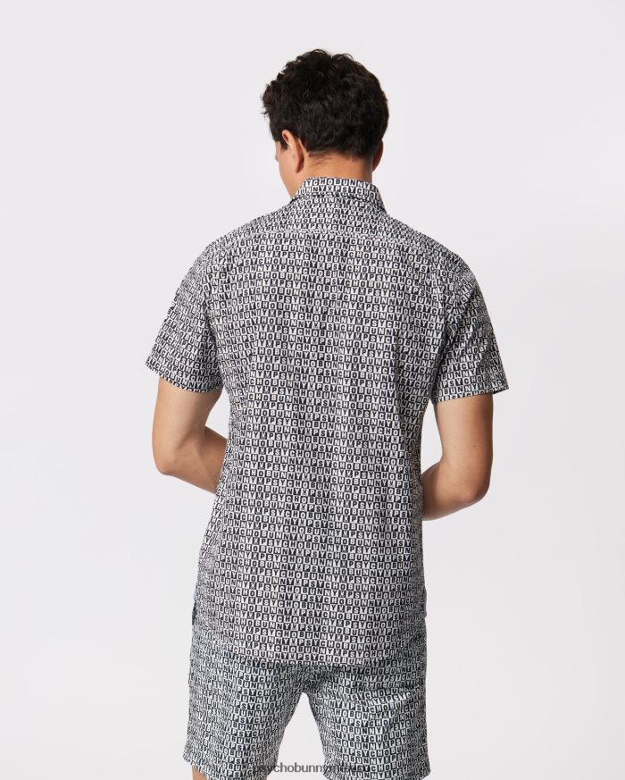 camisa de manga corta con estampado hamming para hombre ArmadaR46422291 Psycho Bunny