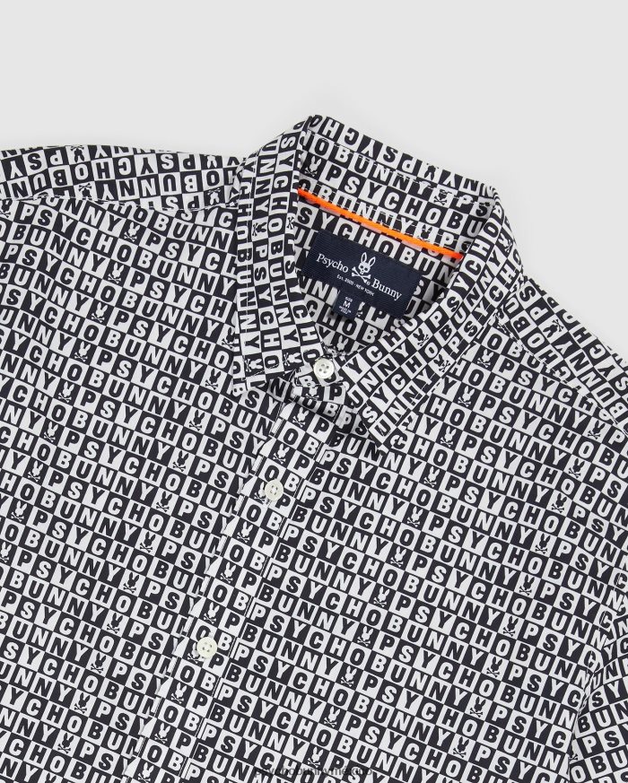 camisa de manga corta con estampado hamming para hombre ArmadaR46422291 Psycho Bunny