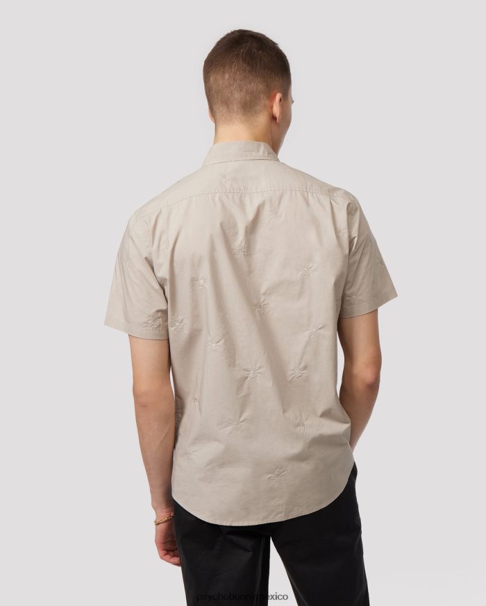 camisa de manga corta razzmic para hombre areniscaR46422373 Psycho Bunny