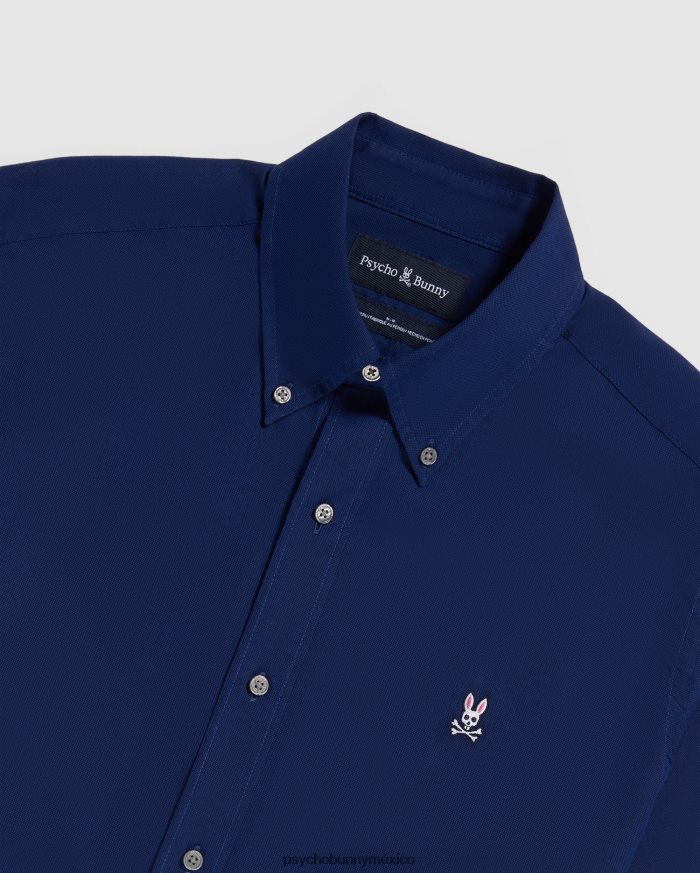 camisa oxford de manga larga para hombre ArmadaR46422375 Psycho Bunny