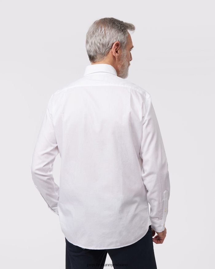 camisa oxford de manga larga para hombre blancoR46422382 Psycho Bunny