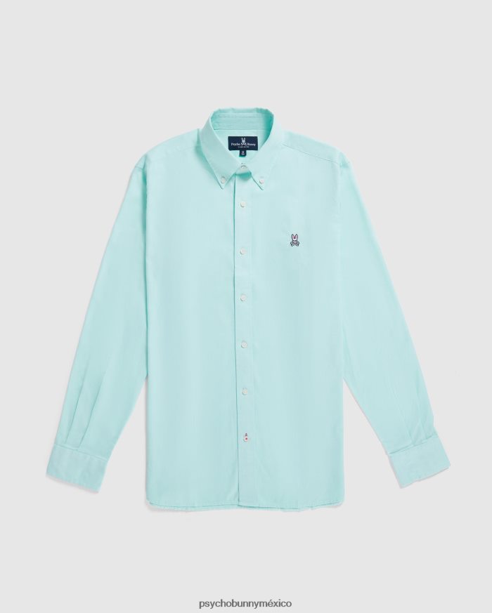 camisa oxford de manga larga para hombre mentaR46422371 Psycho Bunny