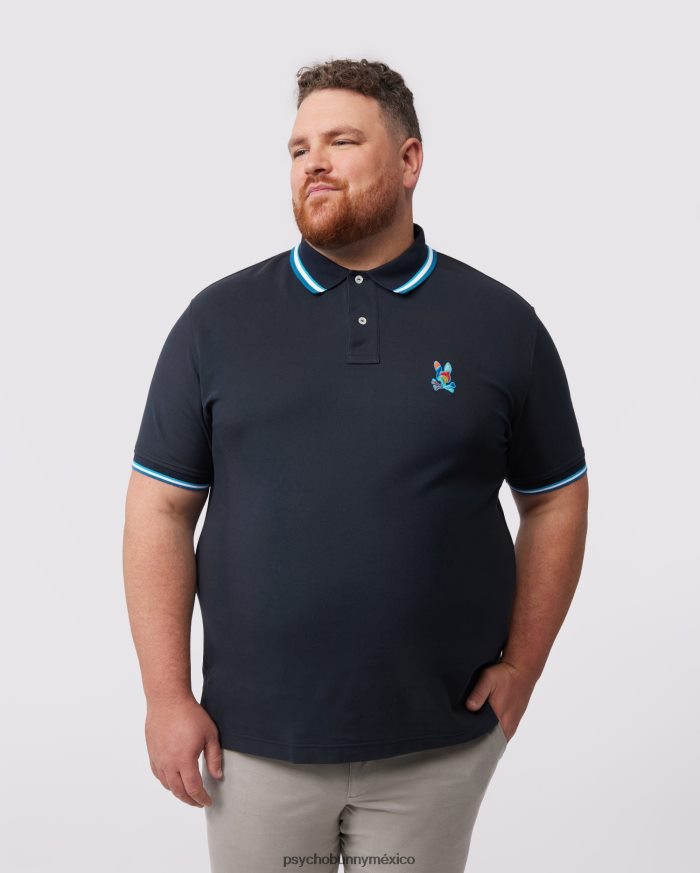 polo a rayas con cuello hilsboro grande y alto para hombre ArmadaR46422425 Psycho Bunny