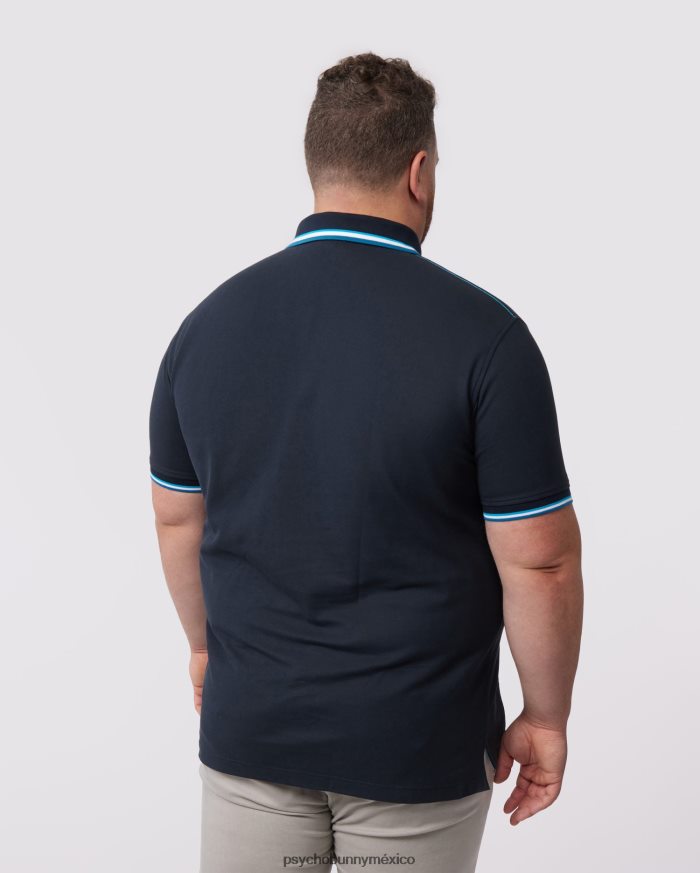 polo a rayas con cuello hilsboro grande y alto para hombre ArmadaR46422425 Psycho Bunny