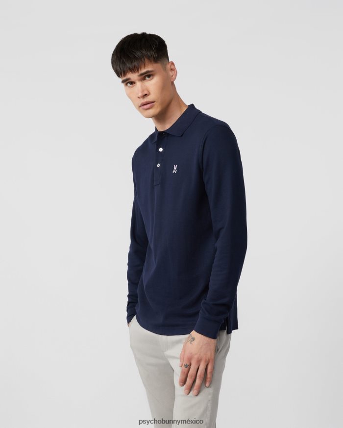 polo clásico de manga larga para hombre ArmadaR4642235 Psycho Bunny