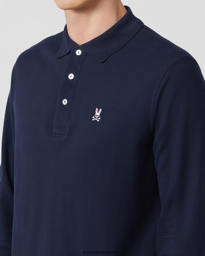 polo clásico de manga larga para hombre ArmadaR4642235 Psycho Bunny