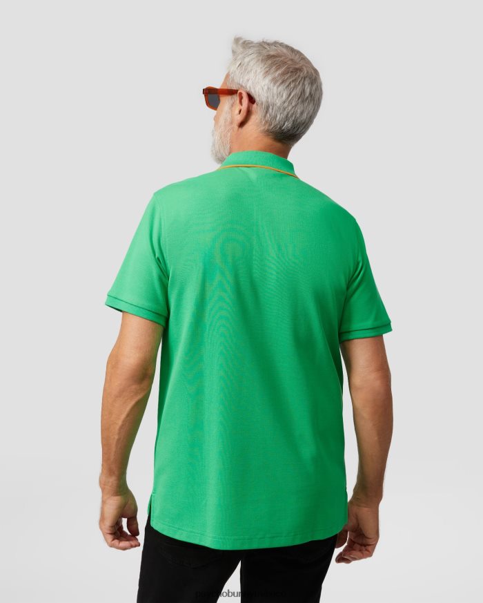 polo coda bordado para hombre césped verdeR4642290 Psycho Bunny