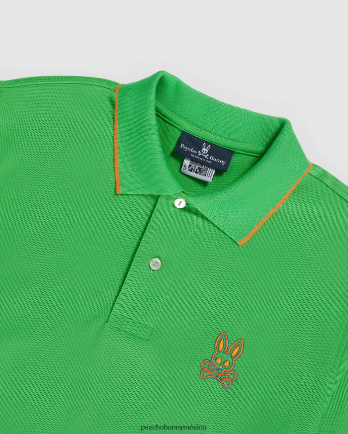 polo coda bordado para hombre césped verdeR4642290 Psycho Bunny