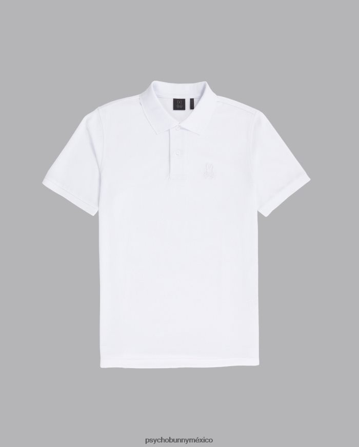 polo de contorno para hombre blancoR4642260 Psycho Bunny