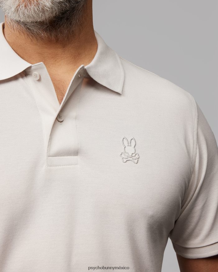 polo de contorno para hombre lino naturalR4642223 Psycho Bunny