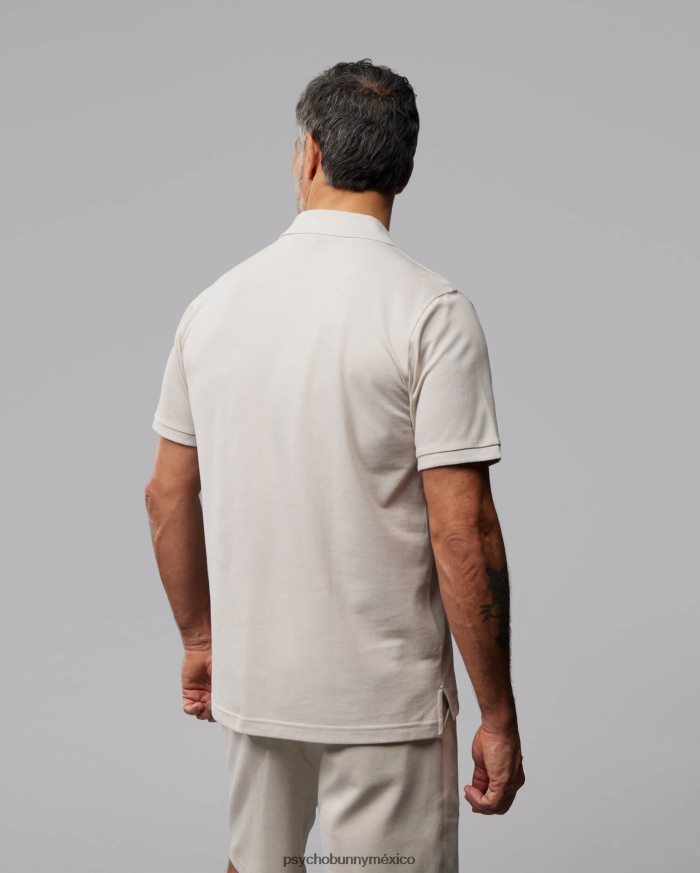 polo de contorno para hombre lino naturalR4642223 Psycho Bunny