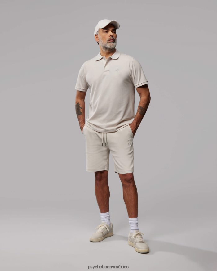 polo de contorno para hombre lino naturalR4642223 Psycho Bunny