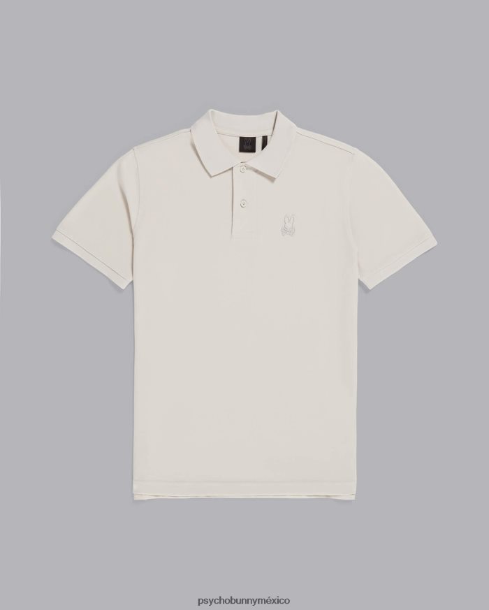 polo de contorno para hombre lino naturalR4642223 Psycho Bunny