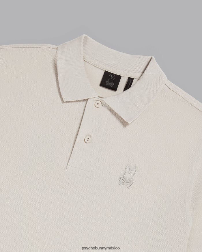 polo de contorno para hombre lino naturalR4642223 Psycho Bunny