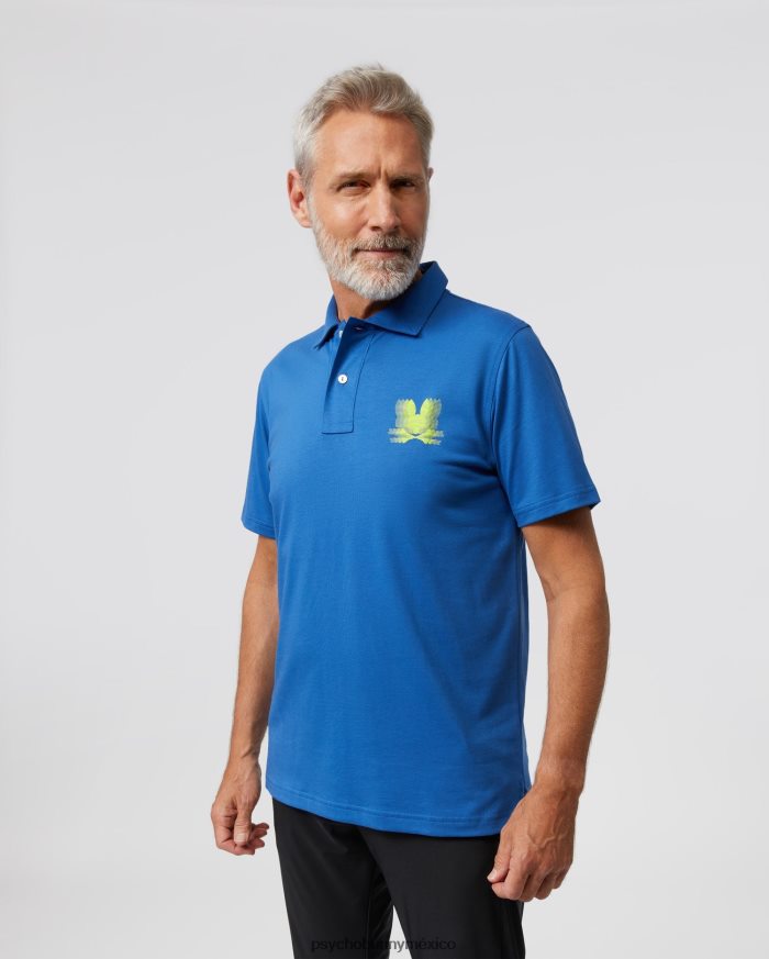 polo de jersey turing para hombre azul niloR4642289 Psycho Bunny