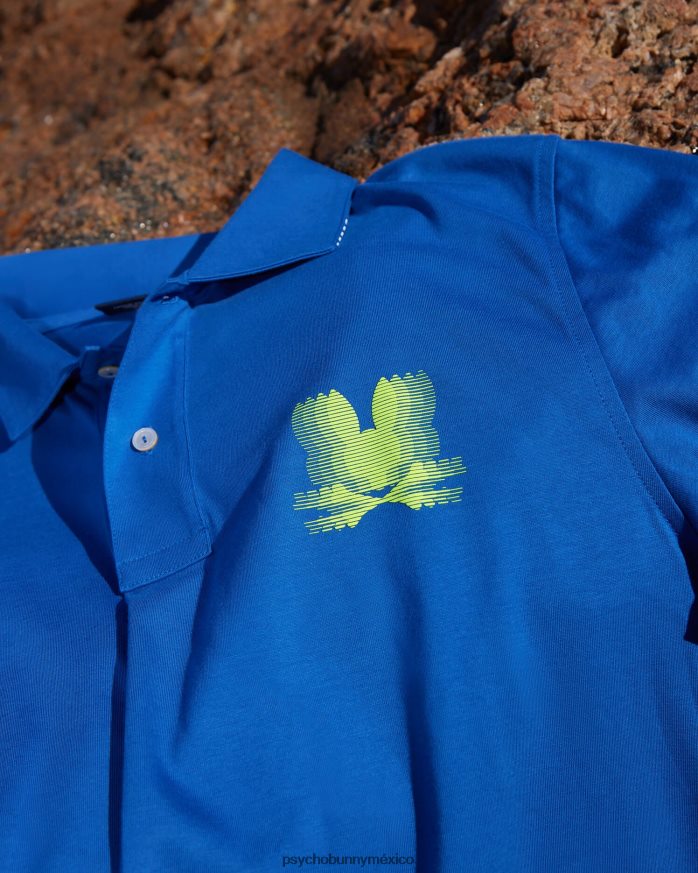 polo de jersey turing para hombre azul niloR4642289 Psycho Bunny