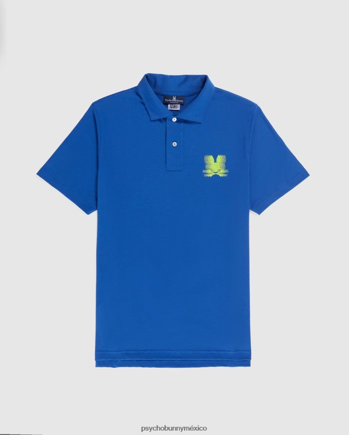 polo de jersey turing para hombre azul niloR4642289 Psycho Bunny