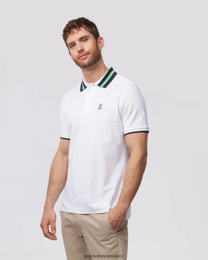 polo de moda alva piqué para hombre blancoR4642253 Psycho Bunny