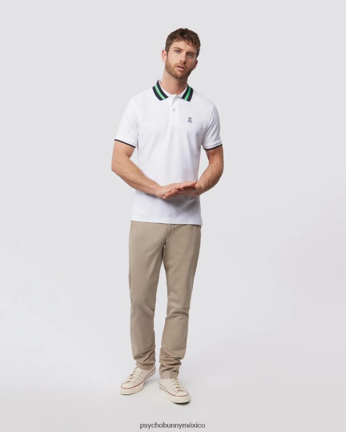 polo de moda alva piqué para hombre blancoR4642253 Psycho Bunny