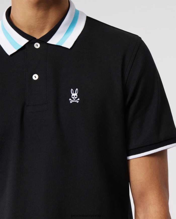polo de moda alva piqué para hombre negroR4642249 Psycho Bunny