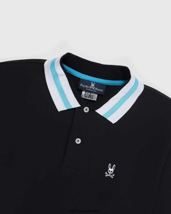 polo de moda alva piqué para hombre negroR4642249 Psycho Bunny