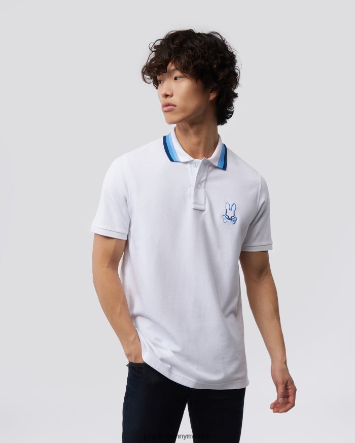 polo de moda calle para hombre blancoR4642214 Psycho Bunny