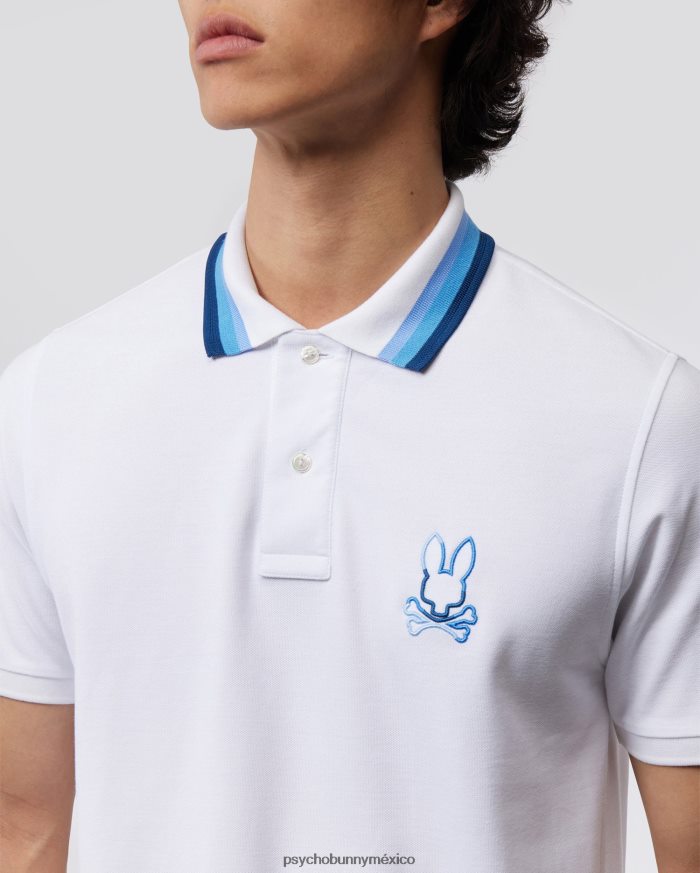 polo de moda calle para hombre blancoR4642214 Psycho Bunny