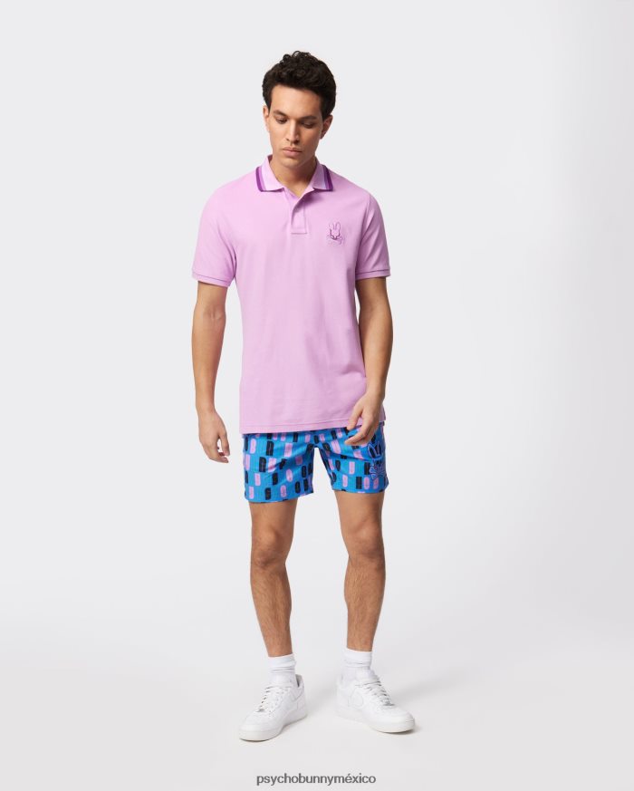 polo de moda calle para hombre orquídeaR4642265 Psycho Bunny