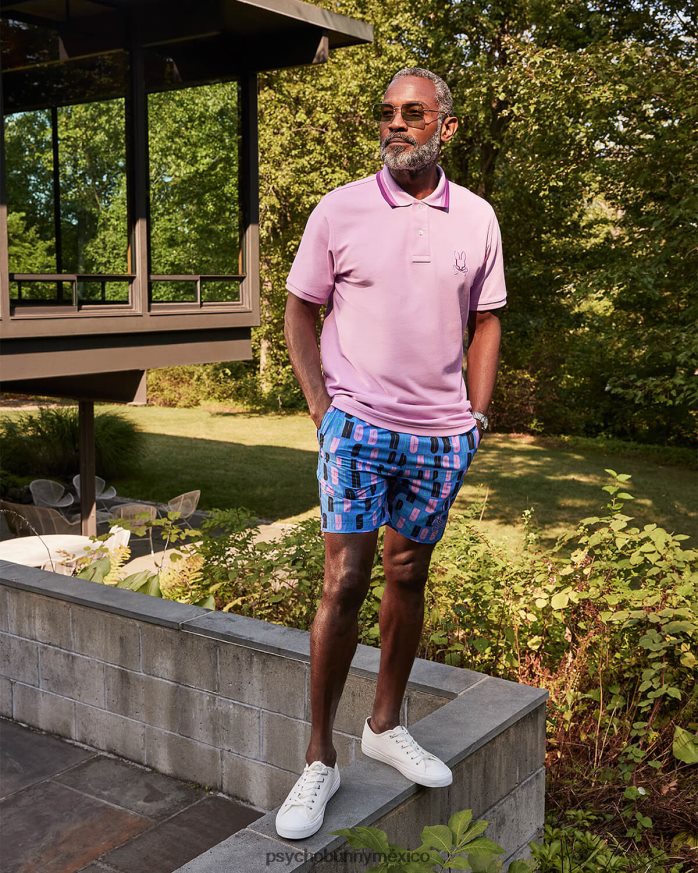 polo de moda calle para hombre orquídeaR4642265 Psycho Bunny