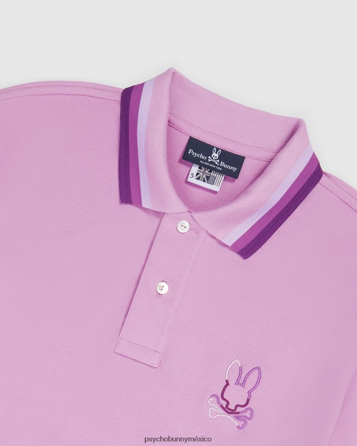 polo de moda calle para hombre orquídeaR4642265 Psycho Bunny