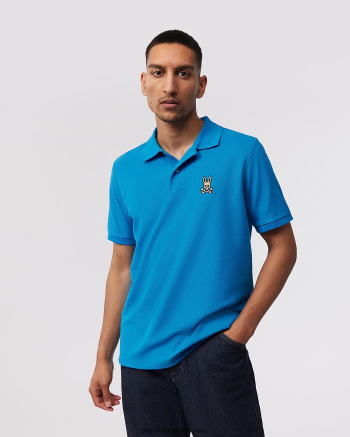 polo de moda copa bunny para hombre azul de delftR4642278 Psycho Bunny