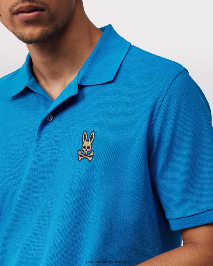 polo de moda copa bunny para hombre azul de delftR4642278 Psycho Bunny