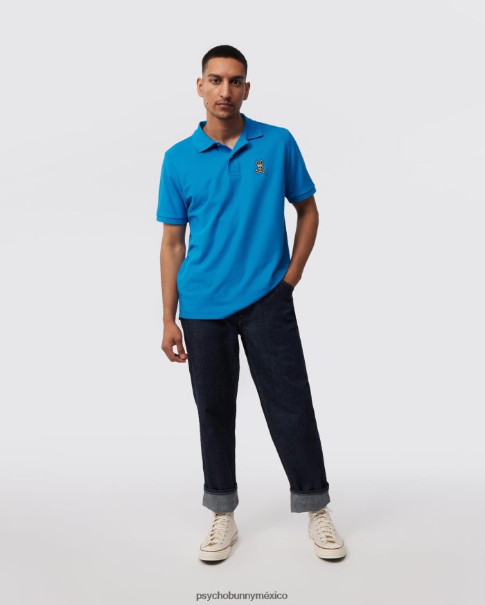 polo de moda copa bunny para hombre azul de delftR4642278 Psycho Bunny