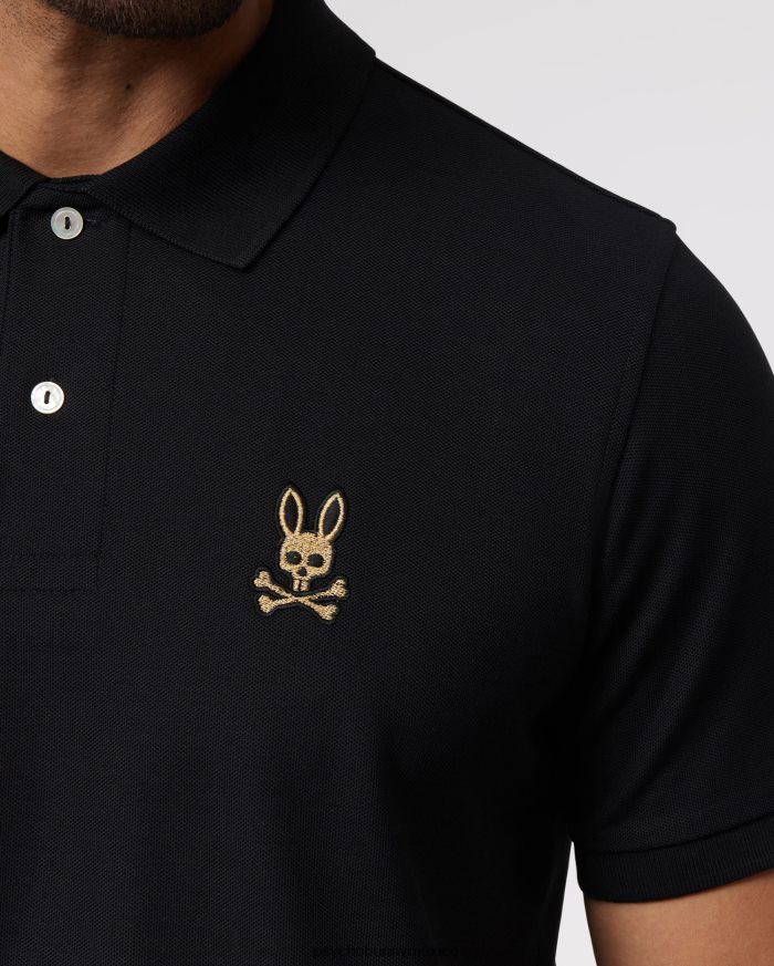 polo de moda copa bunny para hombre negroR4642282 Psycho Bunny