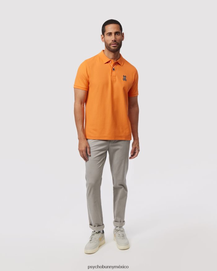 polo de moda copa bunny para hombre piel de naranjaR4642288 Psycho Bunny