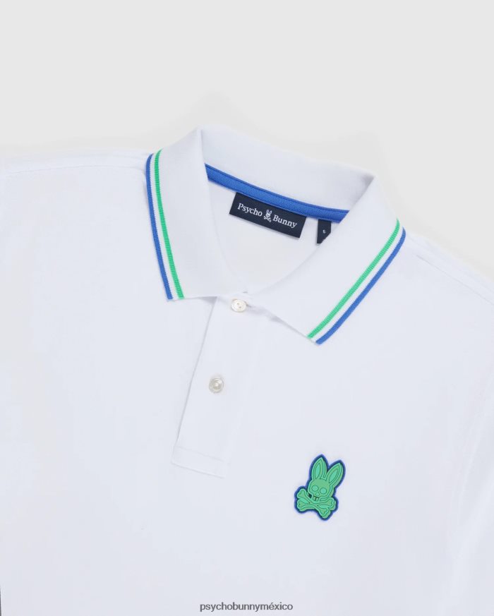 polo de moda de piqué bancos para hombre blancoR4642226 Psycho Bunny