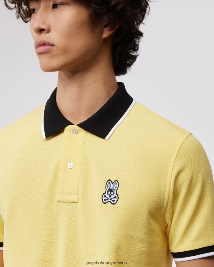 polo de moda de piqué de sarga para hombre natillaR4642216 Psycho Bunny