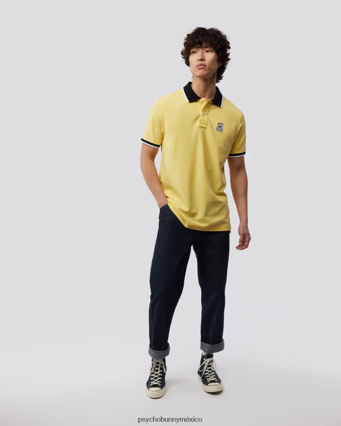 polo de moda de piqué de sarga para hombre natillaR4642216 Psycho Bunny