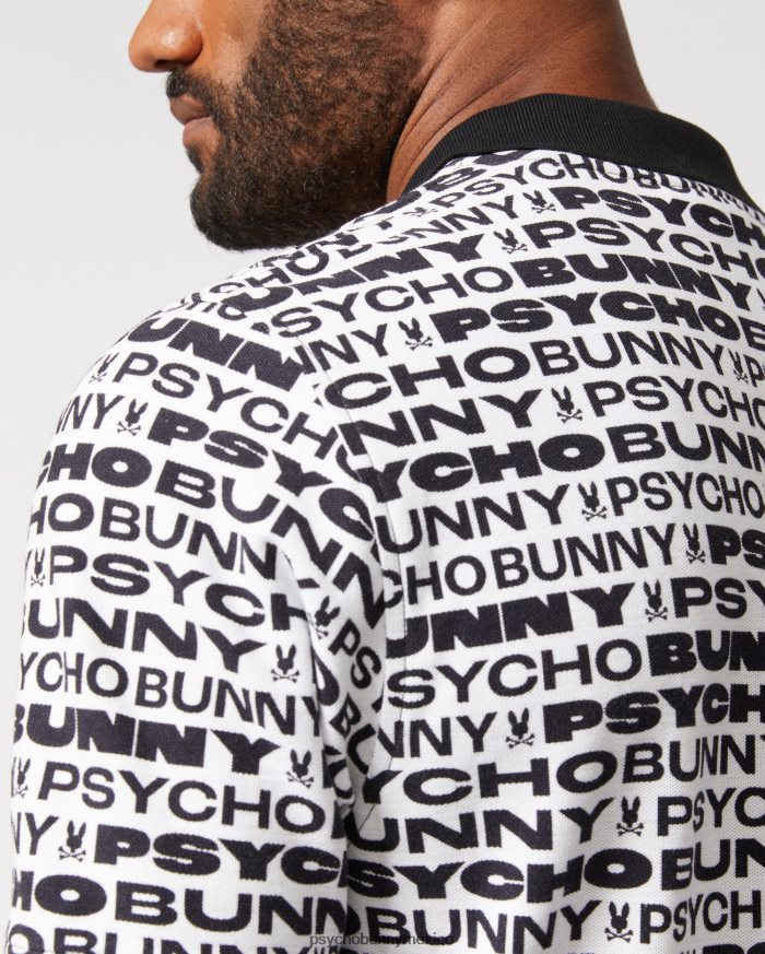 polo de moda flagler para hombre blancoR4642213 Psycho Bunny