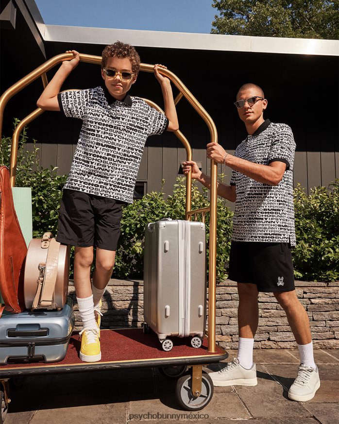 polo de moda flagler para hombre blancoR4642213 Psycho Bunny