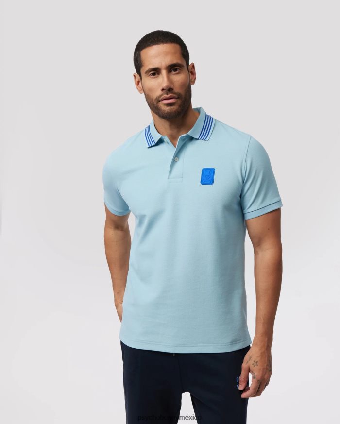 polo de moda lloyds para hombre cielo azulR4642245 Psycho Bunny