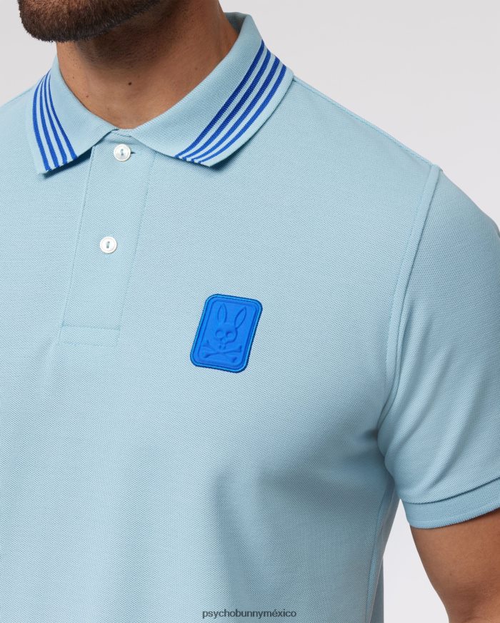 polo de moda lloyds para hombre cielo azulR4642245 Psycho Bunny