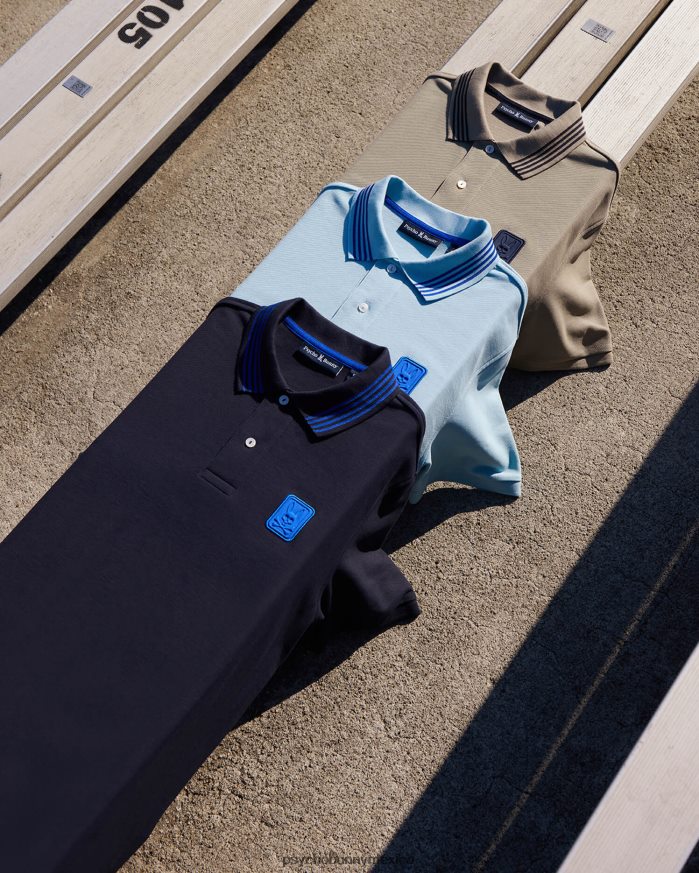 polo de moda lloyds para hombre cielo azulR4642245 Psycho Bunny
