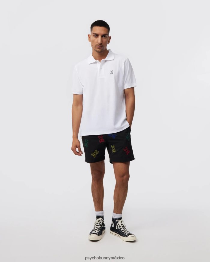 polo de moda martin jacquard para hombre blancoR4642248 Psycho Bunny