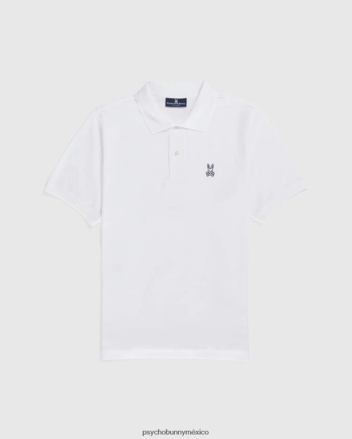 polo de moda martin jacquard para hombre blancoR4642248 Psycho Bunny