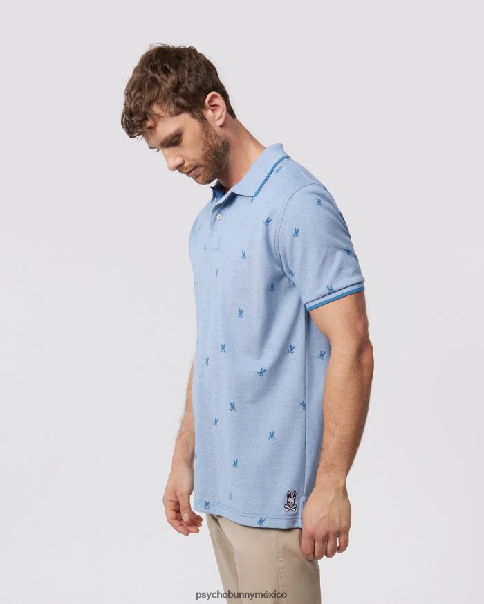 polo de moda para hombre lands birdeye azul yaleR4642224 Psycho Bunny