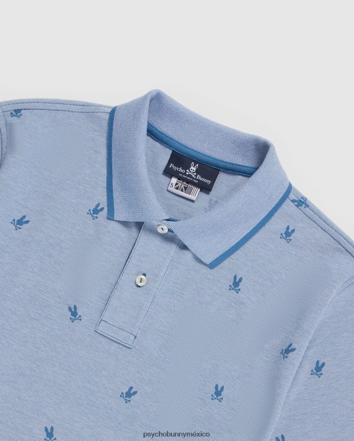 polo de moda para hombre lands birdeye azul yaleR4642224 Psycho Bunny